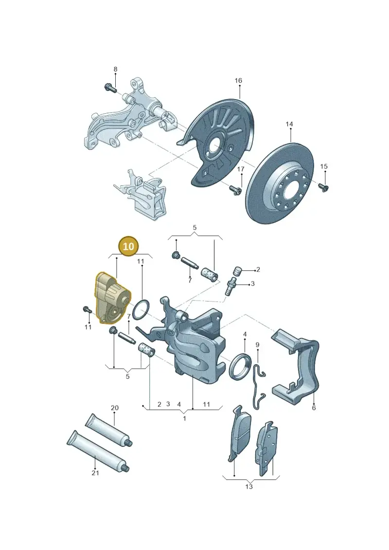 3Q0998281 — Volkswagen Lamando (2014-2022) diagram 519615600, position 10