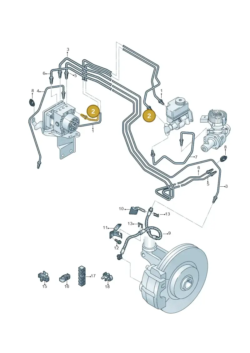 3Q1614740 — Volkswagen Passat saloon (2014-2024) diagram 774611200, position 2