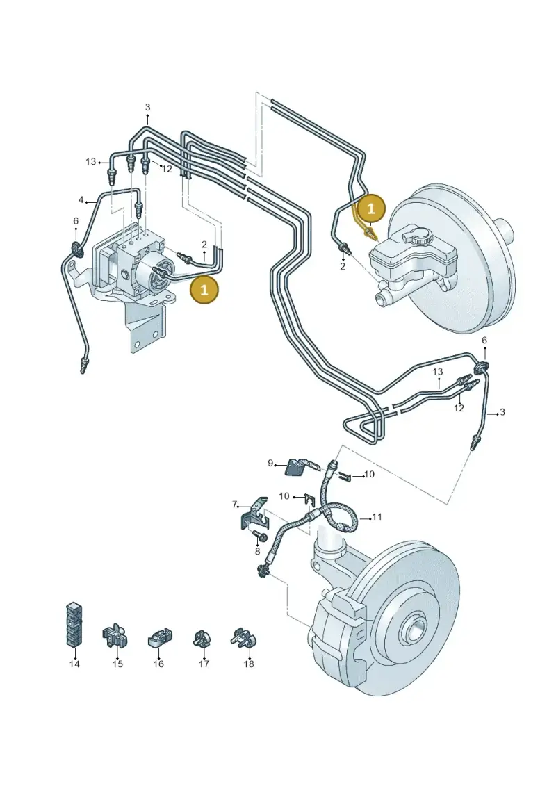 3Q2614739A — Volkswagen Golf 2.0 BlueMotion (2019-2024) diagram 869611200, position 1