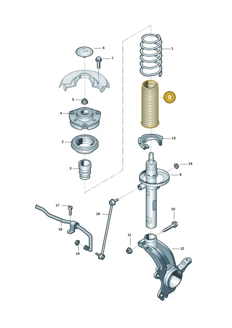 3QF413175 — Volkswagen ID.6 X (2021-) diagram 12d411000, position 9