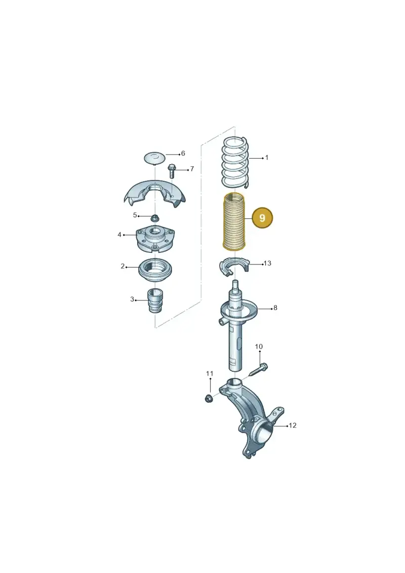 3QF413175 — Volkswagen B-Main SUV (2022-) diagram 519411000, position 9