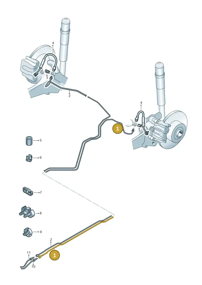 3QF614741C — Volkswagen Atlas Cross Sport (2023-) diagram 884611030, position 1