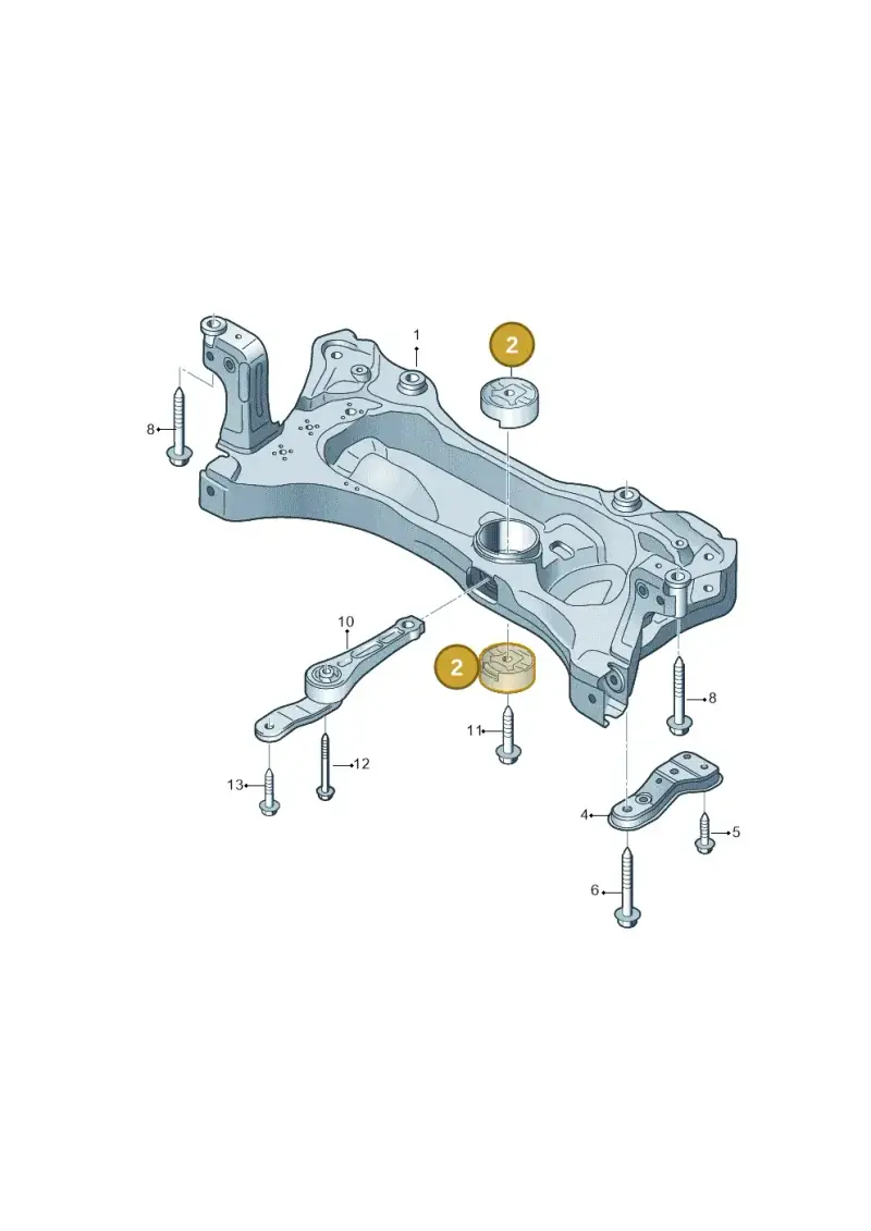 3WA199868B — Volkswagen CC Fastback (2018-) diagram 746199100, position 2
