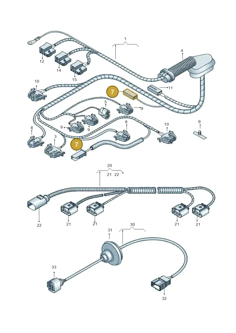431971995 — Volkswagen Sharan (2008-2010) diagram 245972840, position 7