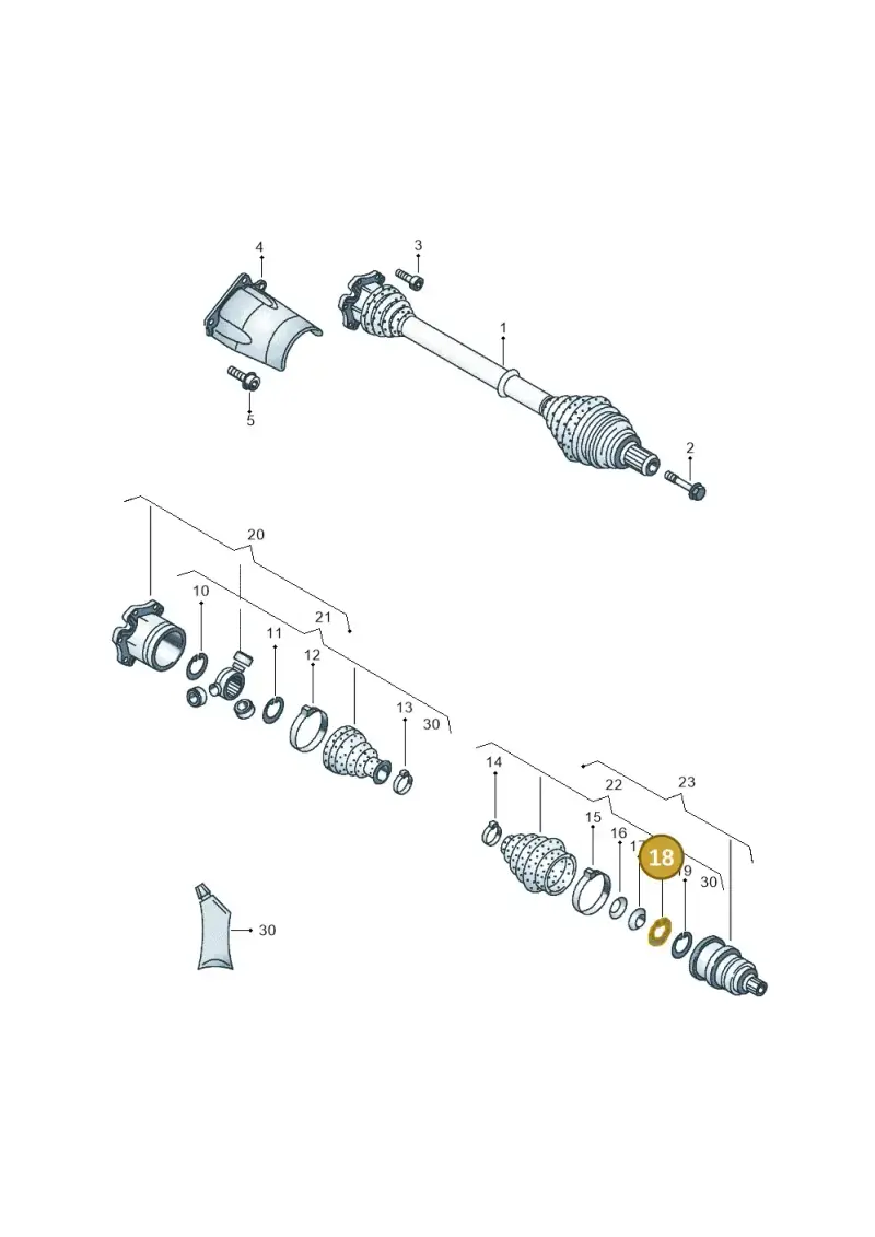 441407295 — Volkswagen Phaeton 4motion (2010-2016) diagram 710407300, position 18