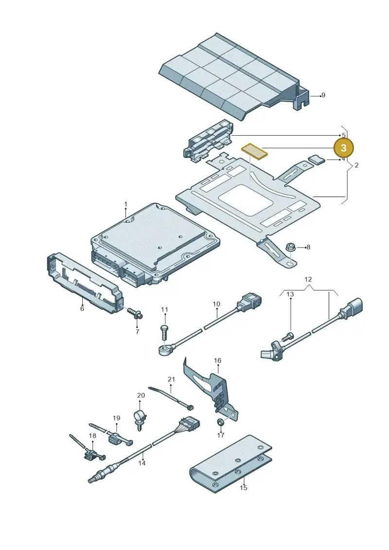 443201365B — Audi RS Q3 (2013-2018) diagram 764906000, position 3