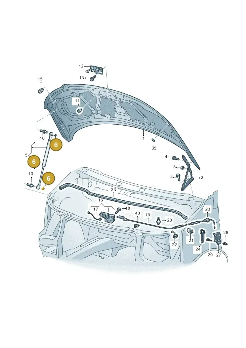 443823397 — Volkswagen Caravelle (2015-2019) diagram 861823000, position 6