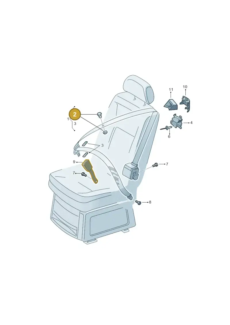 443857847A — Volkswagen Transport. multivan (2019-2024) diagram 410857650, position 2