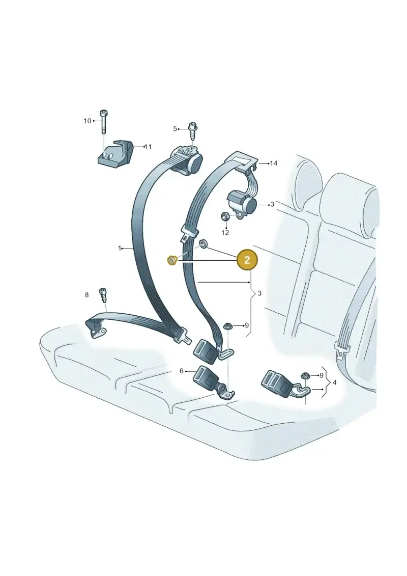 443857847B — Volkswagen ID.7 Limousine Pro (2023-) diagram 746857700, position 2