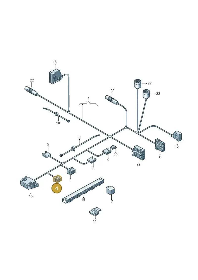 443937528 — Volkswagen Phaeton 4motion (2010-2016) diagram 631972240, position 4