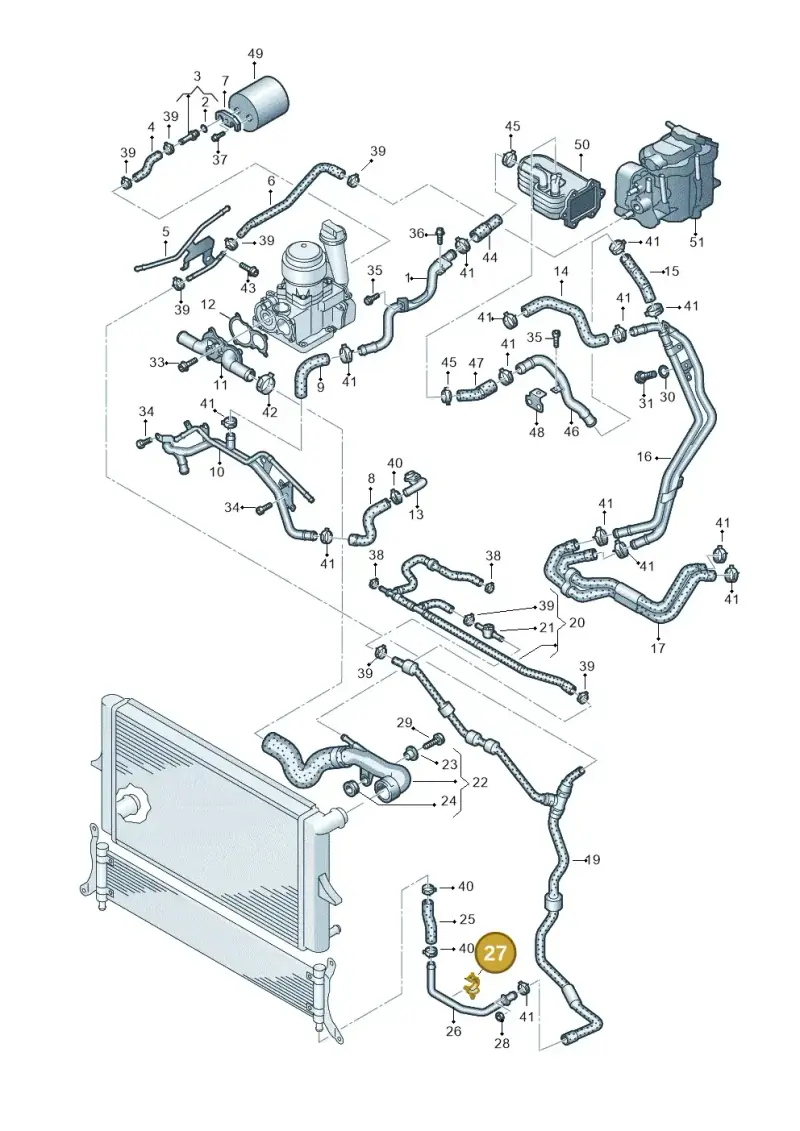 447971843B — Volkswagen Touareg                08> (2007-) diagram 274121530, position 27