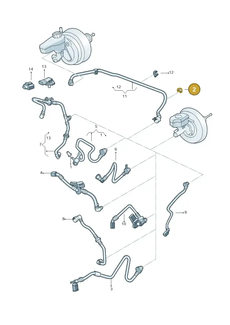 4A0612797 — Volkswagen Beetle (2016-2019) diagram 715611700, position 2
