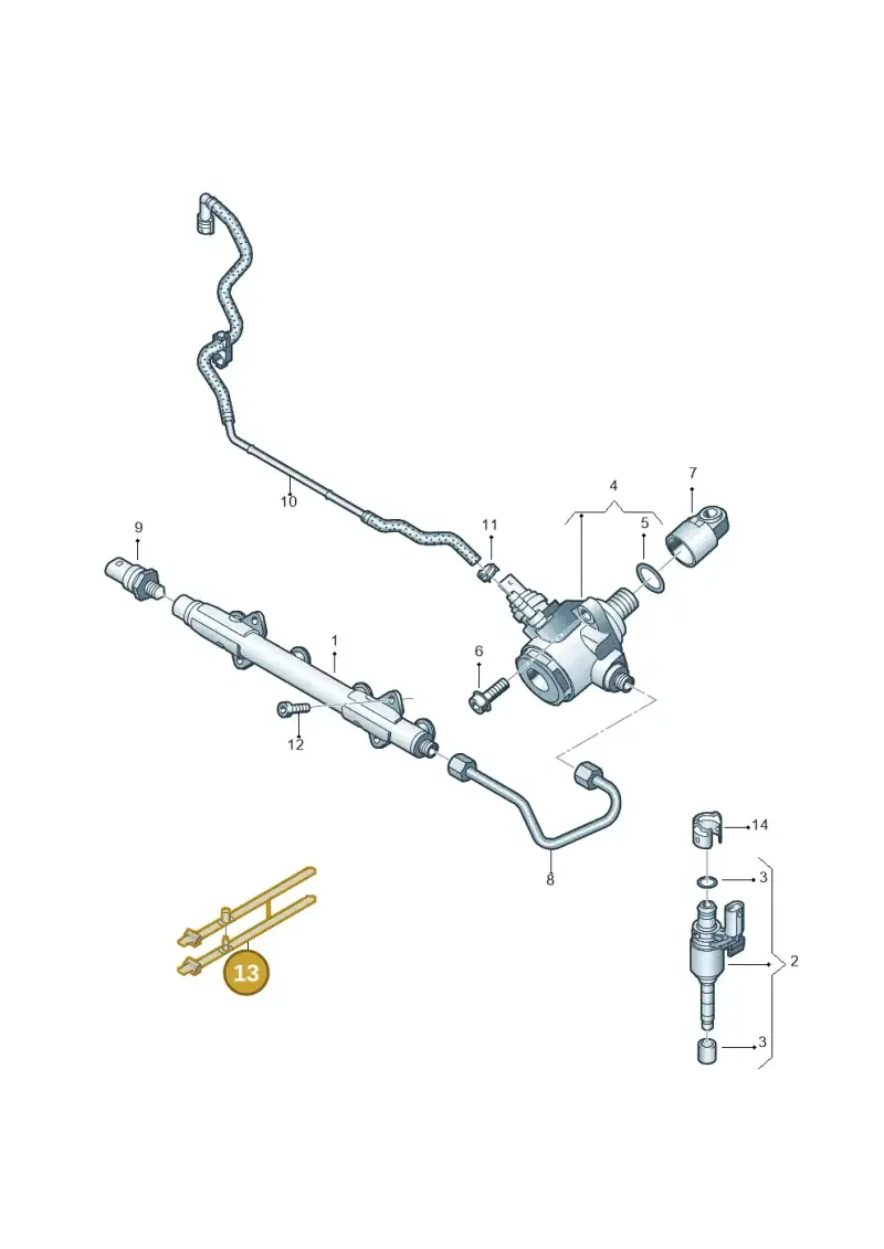 4A0820199 — Volkswagen Taigo (2021-2024) diagram 747133700, position 13