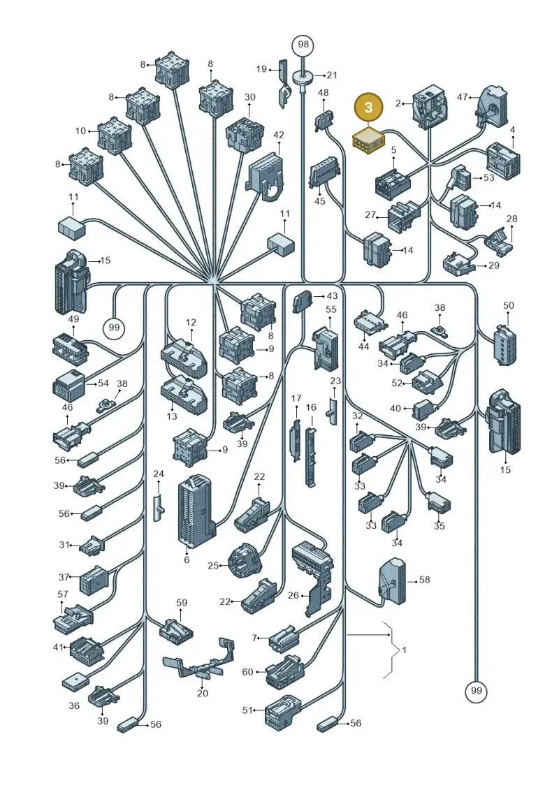 4A0972643 — Volkswagen Polo (2009-2014) diagram 672971830, position 3