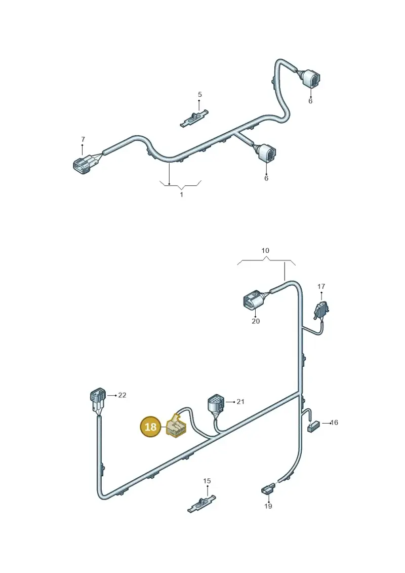 4A0972883 — Volkswagen California Camper (2011-2015) diagram 410972310, position 18