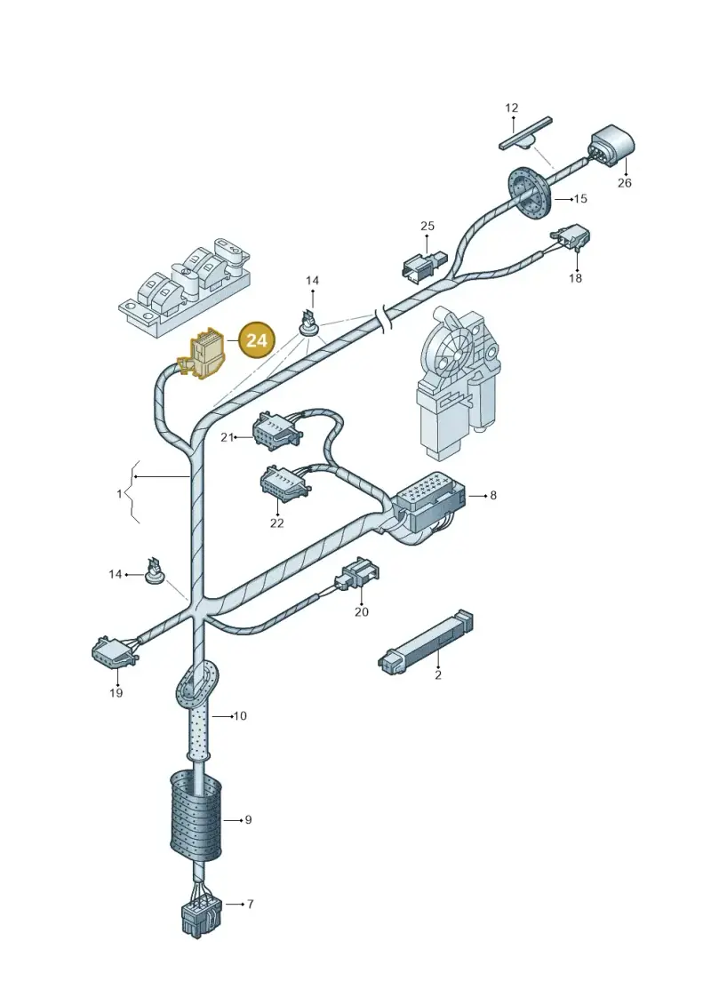 4A0972883A — Volkswagen New Beetle             06> (2005-) diagram 203972350, position 24
