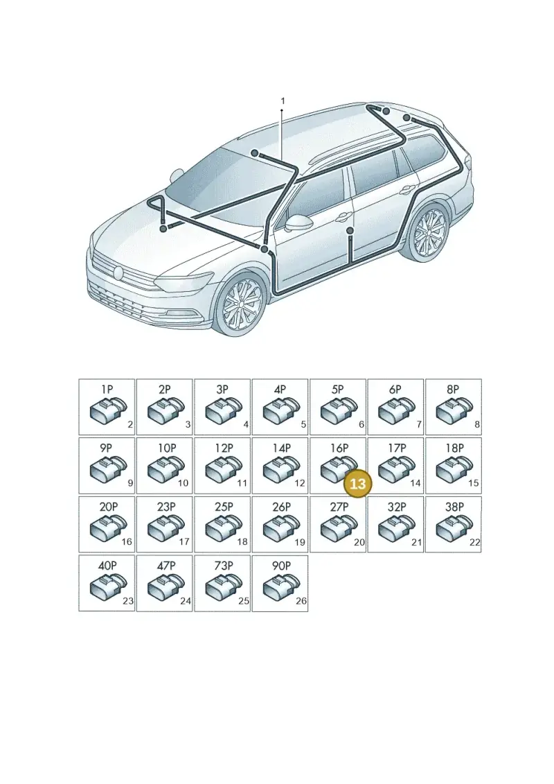 4A0972883C — Volkswagen Passat saloon (2014-2024) diagram 793971900, position 13