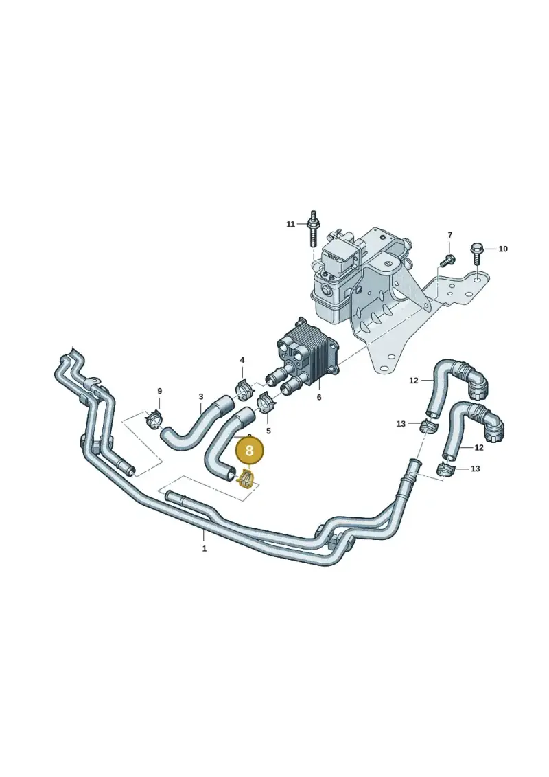 4B0422379A — Volkswagen Multivan (2021-) diagram 7t0819502, position 8