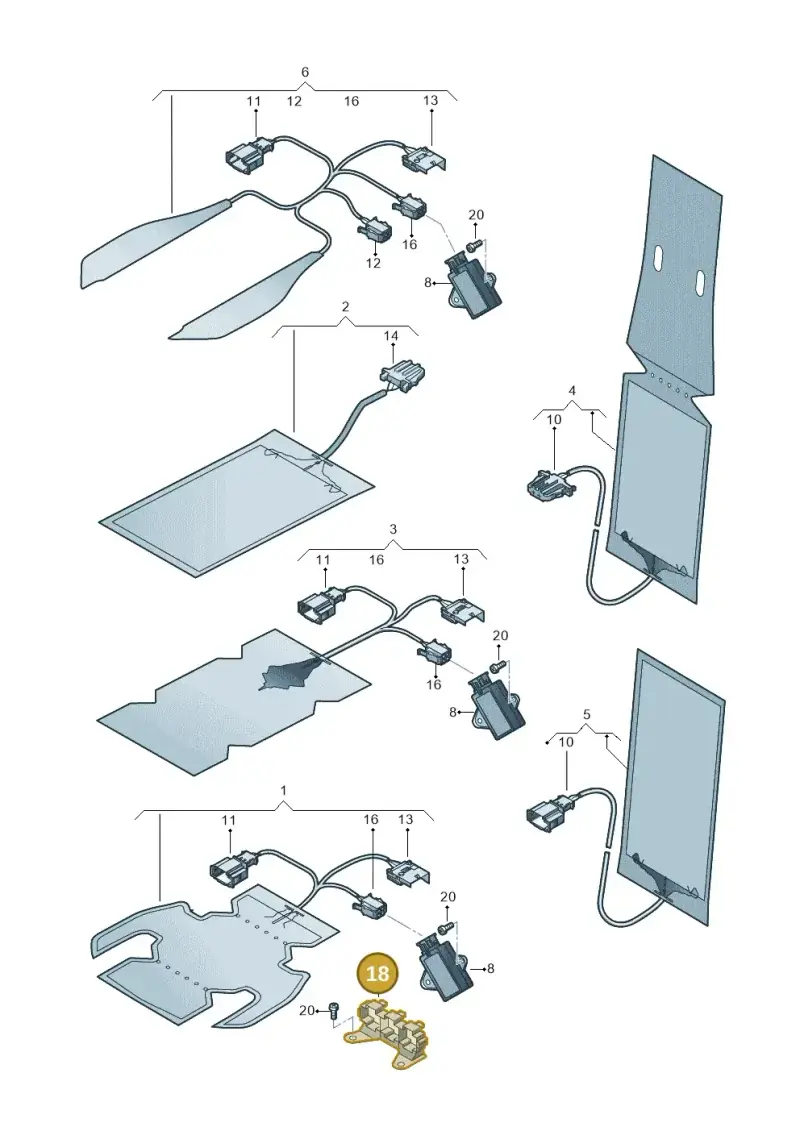 4B0937545C — Volkswagen Caddy panel van (2008-2010) diagram 253963000, position 18