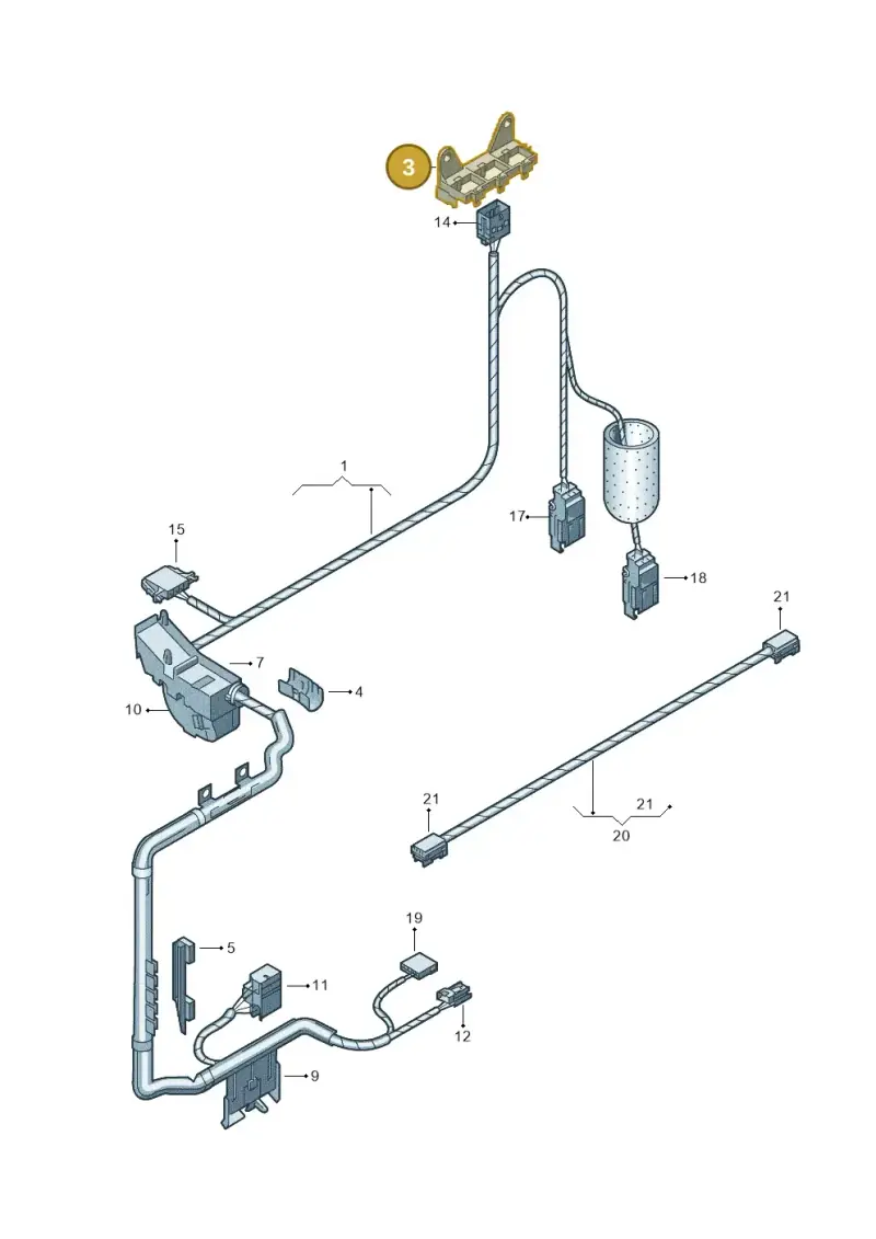 4B0937545C — Volkswagen Phaeton 4motion (2010-2016) diagram 258971950, position 3