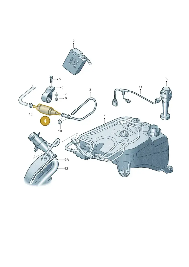 4B0963303 — Volkswagen Touareg                08> (2007-) diagram 274201180, position 4