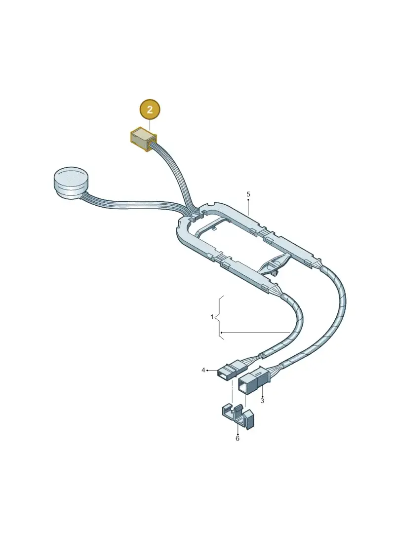 4B0971833 — Volkswagen Polo (2008-2009) diagram 253972300, position 2