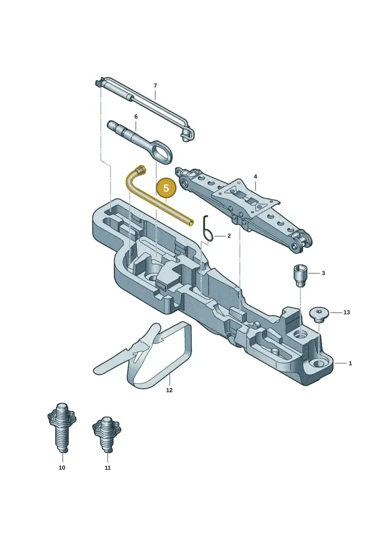 4D0012219A — Volkswagen Passat estate (2023-) diagram 3j0012000, position 5