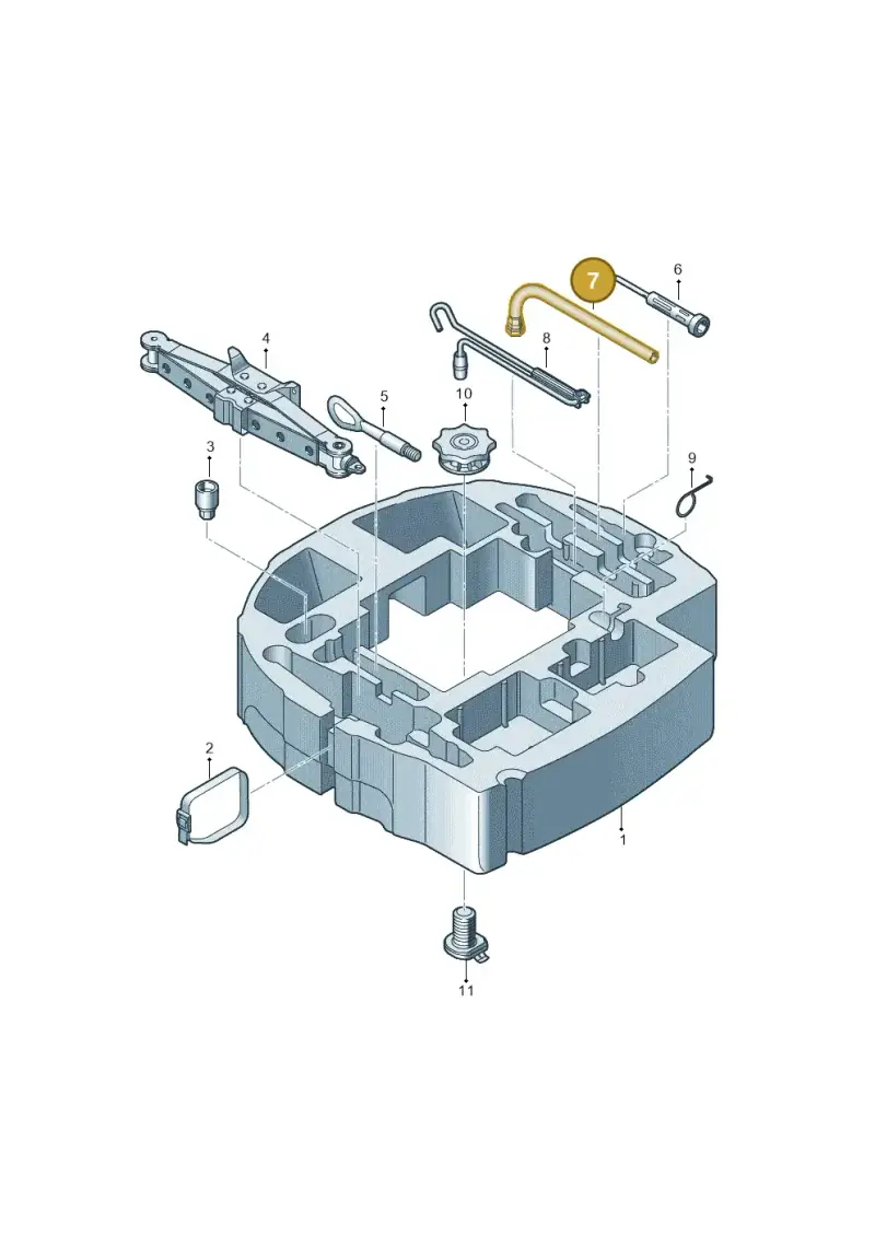 4D0012219A — Volkswagen Taigo (2021-2024) diagram 837012040, position 7