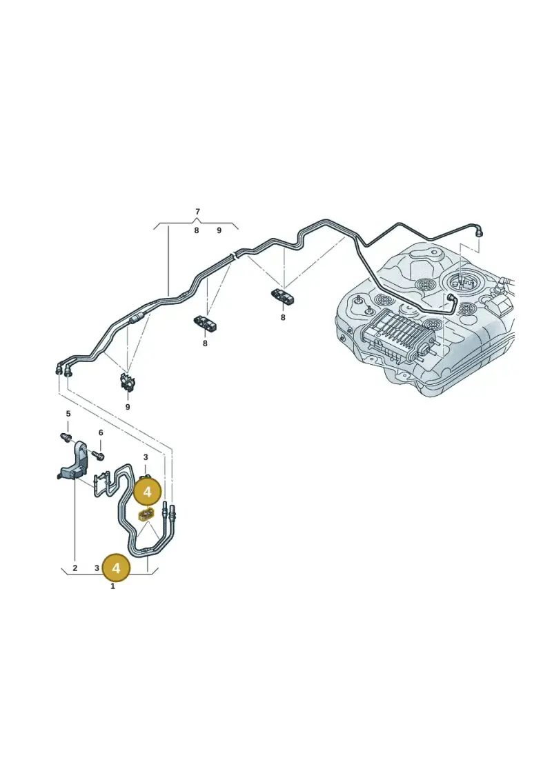 4D0201449E — Volkswagen Multivan (2021-) diagram 7t0201020, position 4