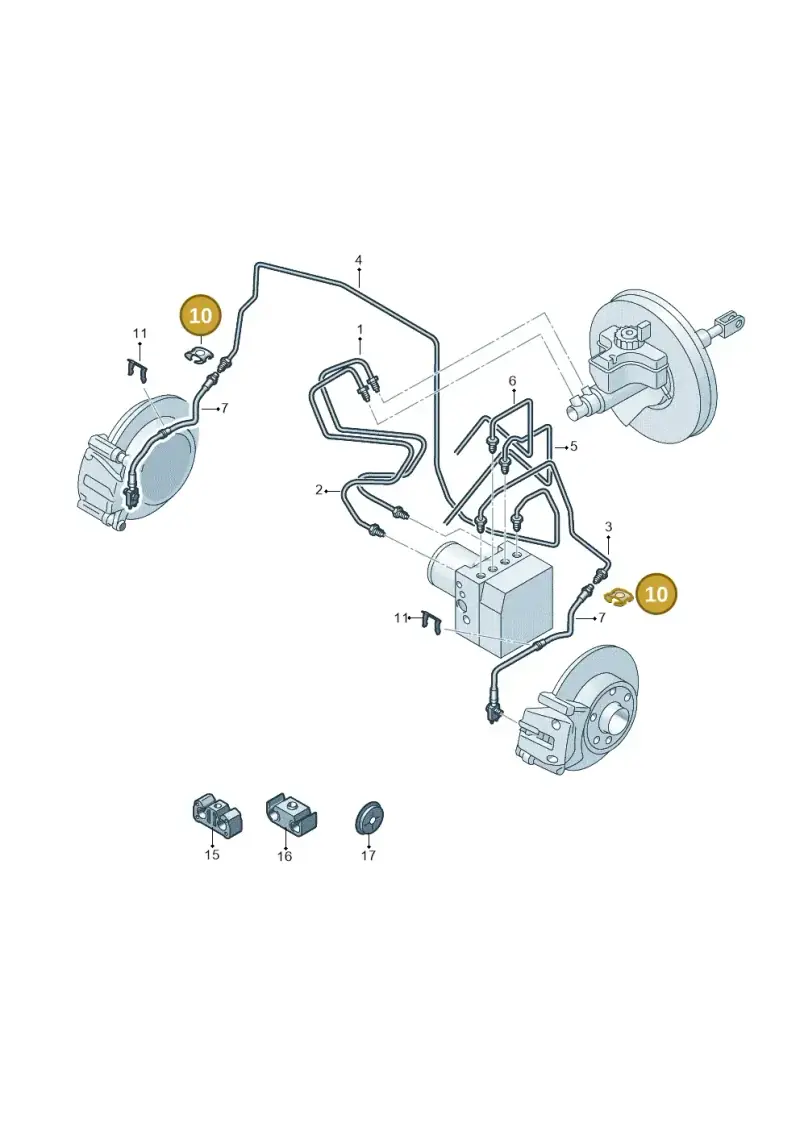 4D0611715B — Volkswagen Up! 1.0 BlueMotion (2016-2023) diagram 723611200, position 10