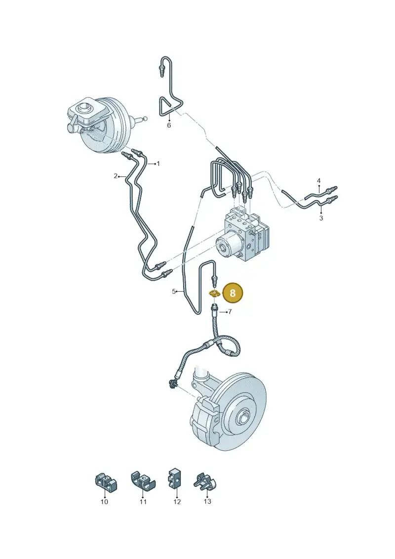 4D0611715B — Volkswagen E-Crafter 35 (2018-2024) diagram 806611200, position 8