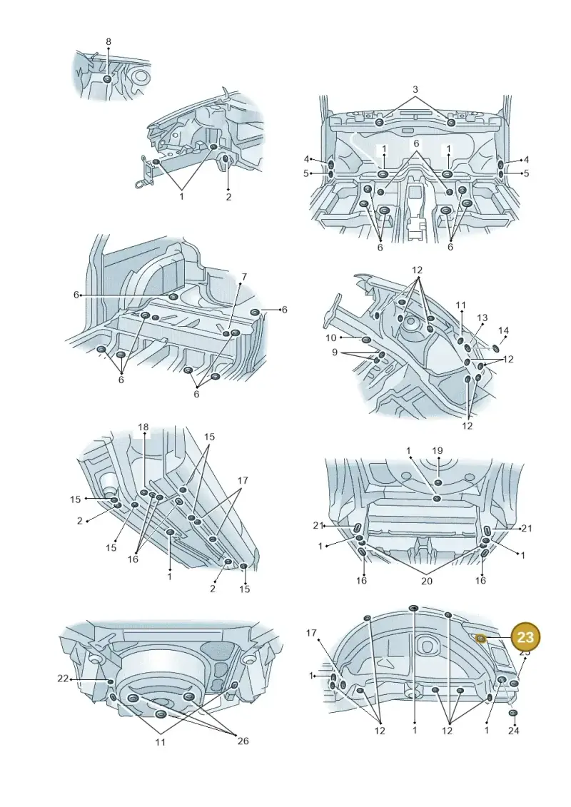 4D0803583B — Volkswagen New Beetle             06> (2005-) diagram 194803350, position 23