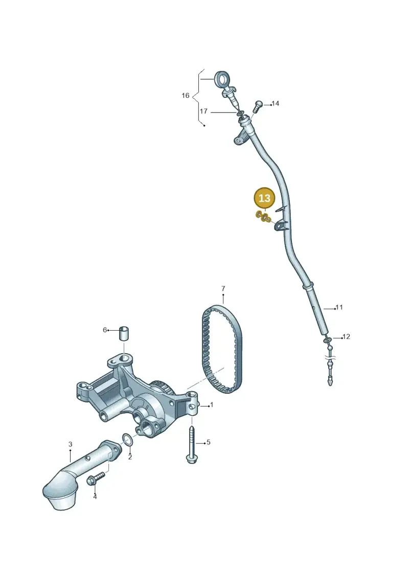 4D0863788 — Volkswagen Caddy kombi (2015-2020) diagram 649115200, position 13