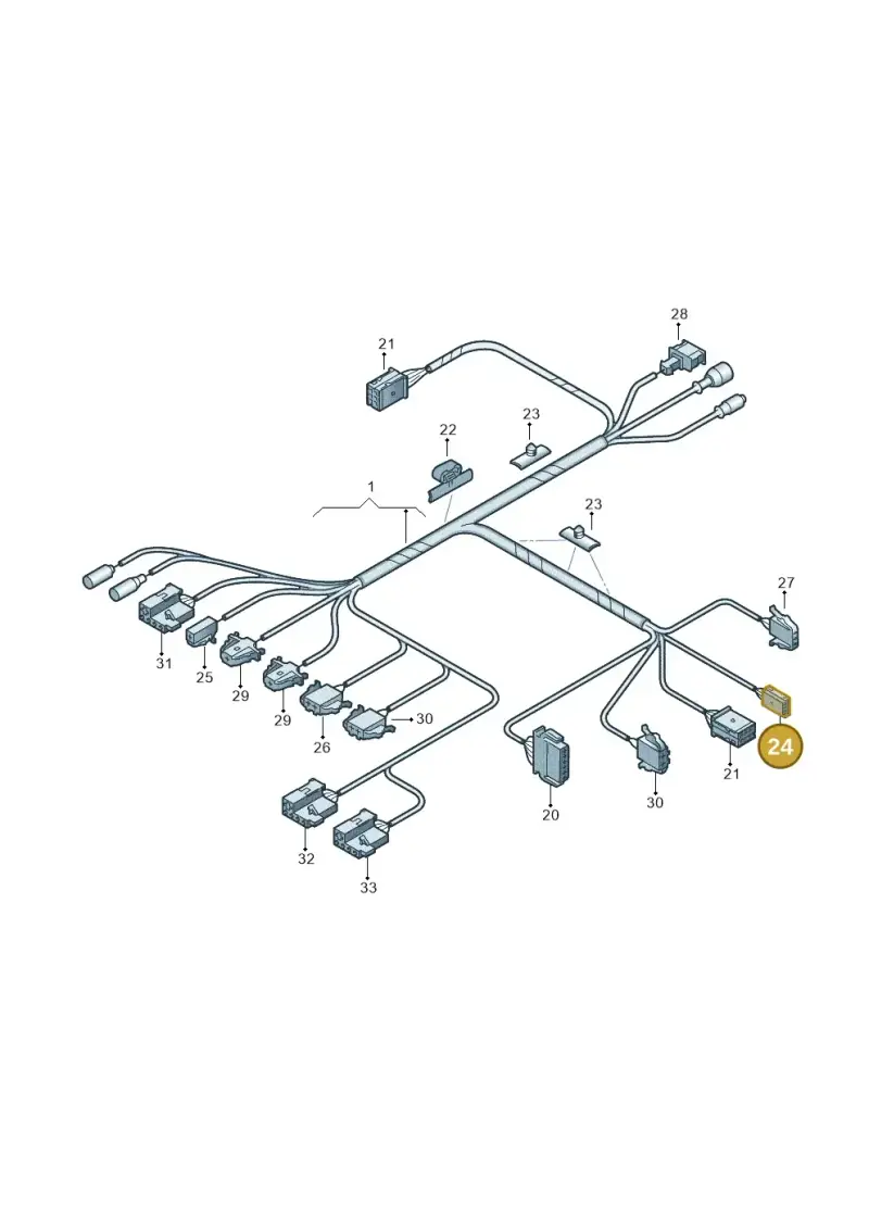 4D0972623 — Volkswagen LUPO/3L TDI (2003-2005) diagram 441972450, position 24