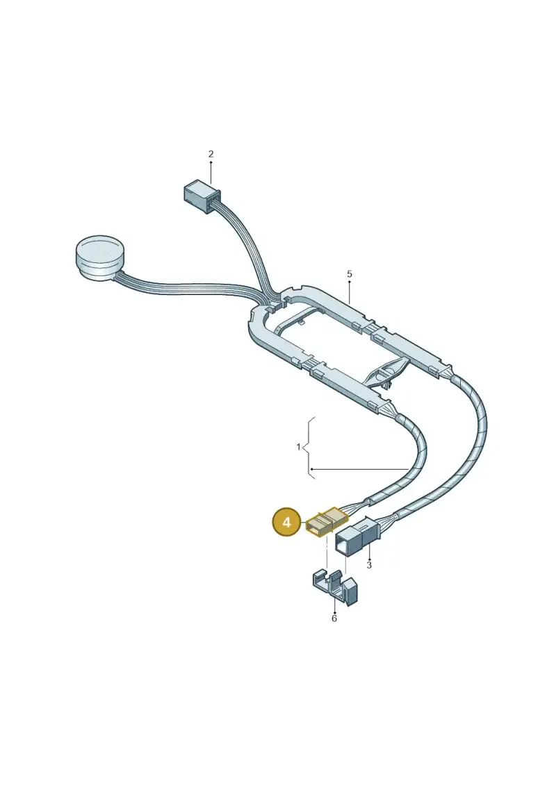 4D0972643 — Volkswagen Polo (2008-2009) diagram 253972300, position 4