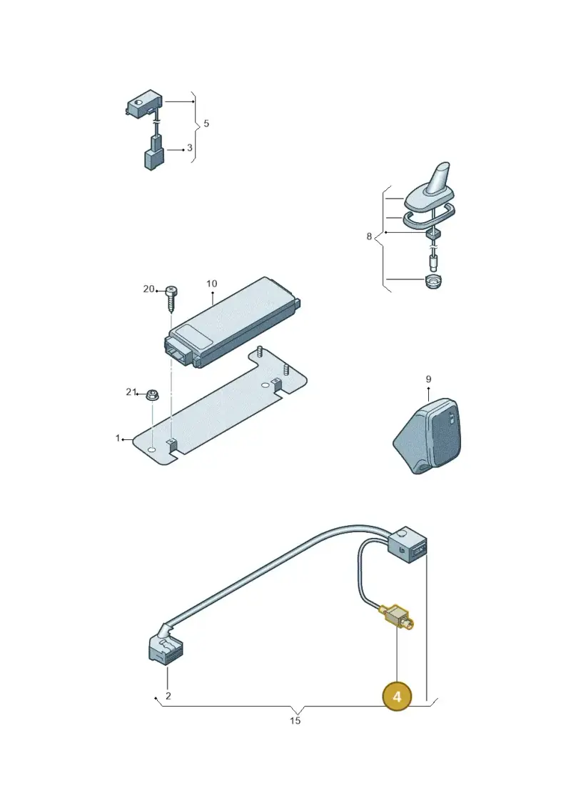 4E0035575K — Volkswagen SHARAN/4MOTION (2005-) diagram 475035550, position 4