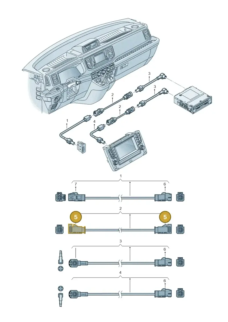 4E0035749F — Volkswagen E-Crafter 35 (2018-2024) diagram 806972540, position 5
