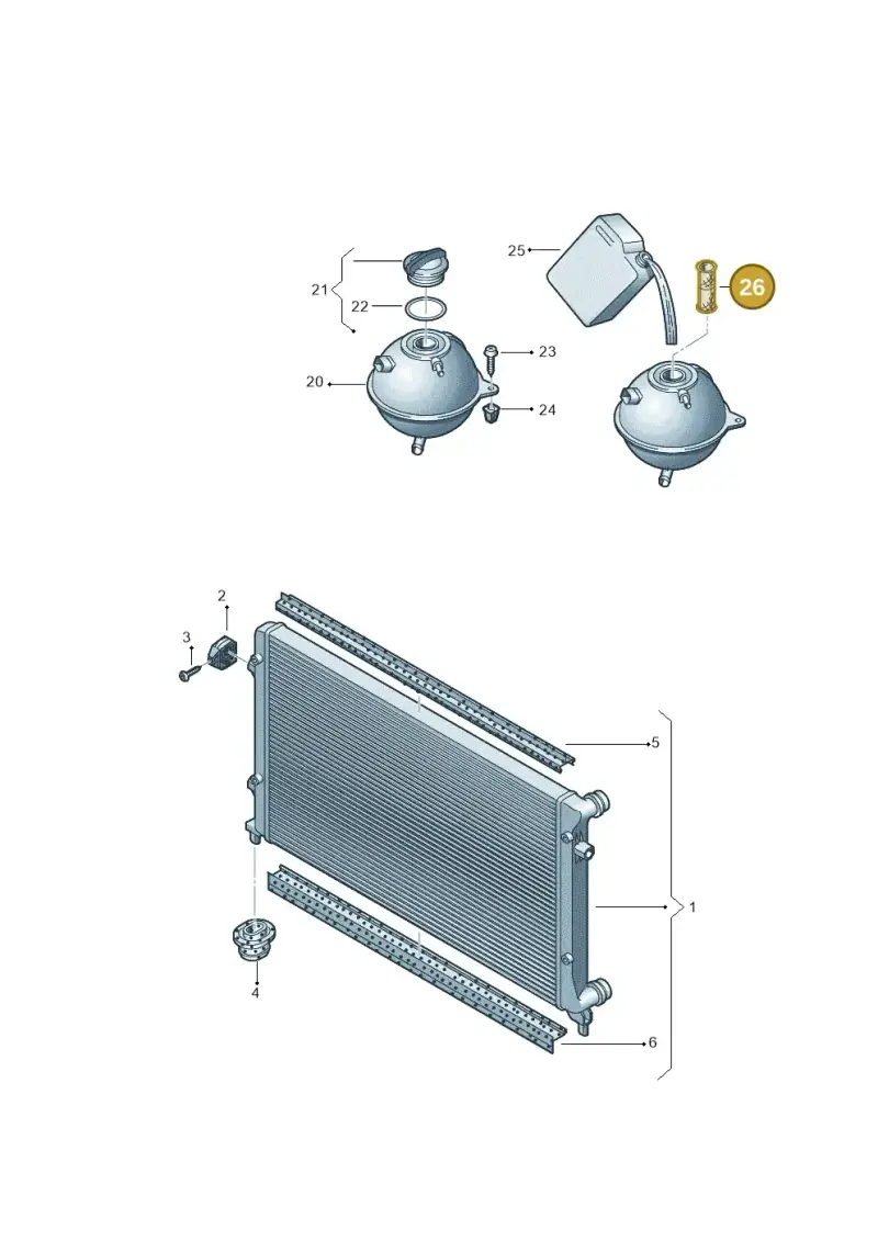 4E0121176 — Volkswagen Beetle (2016-2019) diagram 649121830, position 26