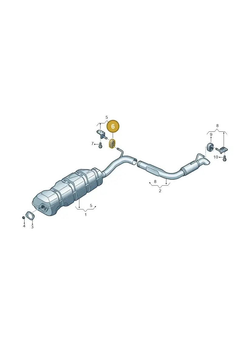 4E0253147K — Volkswagen Golf 2.0 BlueMotion (2019-2024) diagram 827253185, position 6