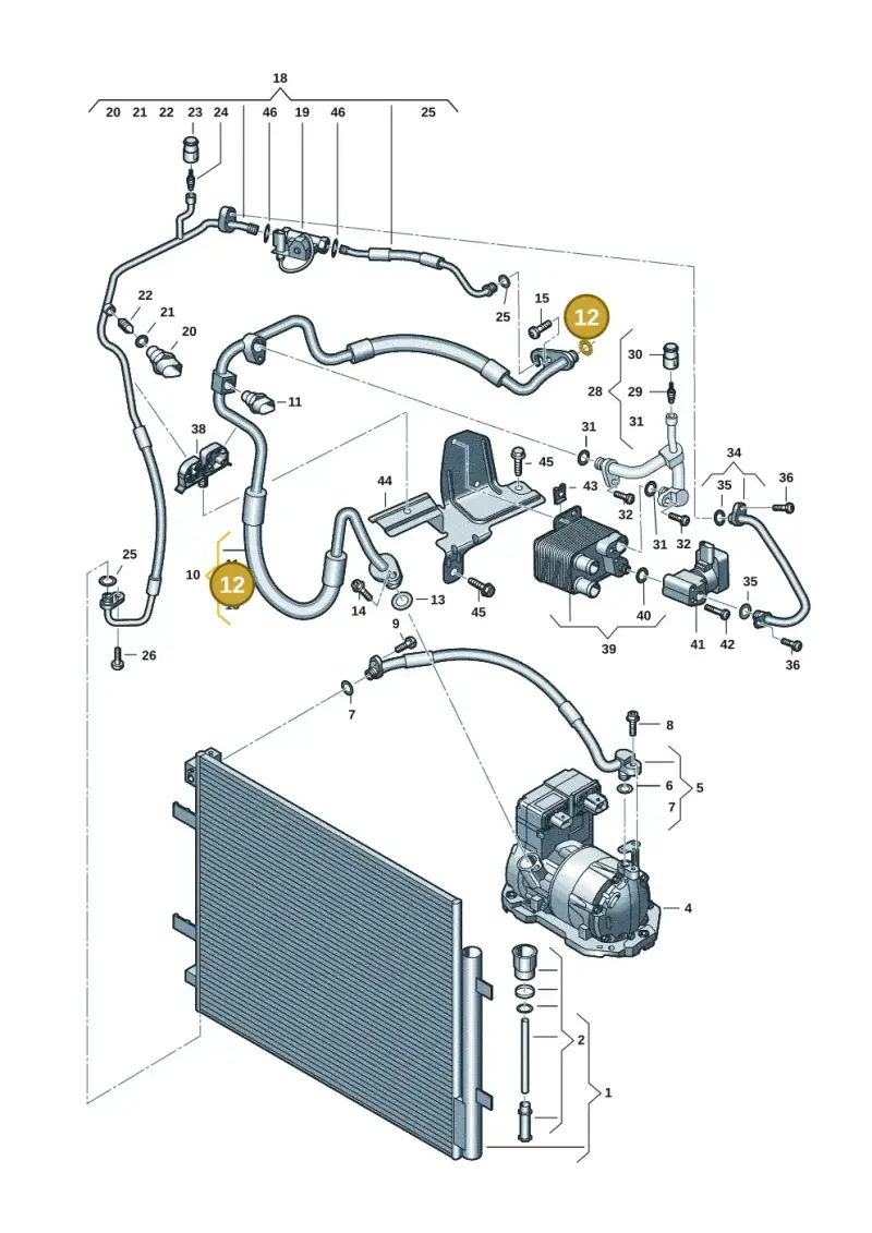 4E0260749B — Volkswagen ID.7 Limousine Pro (2023-) diagram 10a260401, position 12