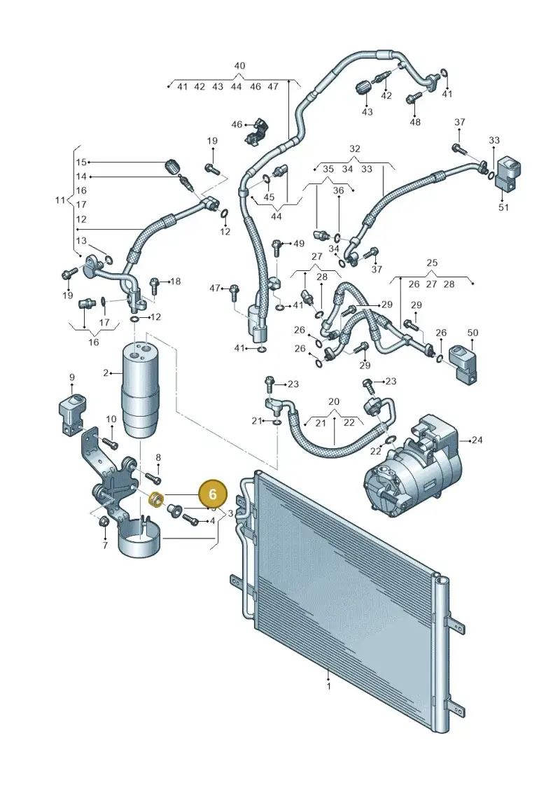 4F0129669E — Volkswagen E-Crafter 35 (2018-2024) diagram 599260400, position 6