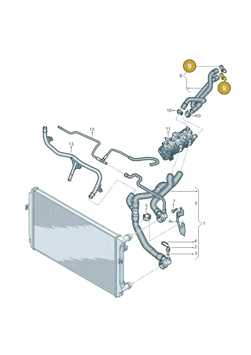 4F0422379A — Volkswagen Virtus 1,0 (2022-) diagram 623121320, position 9