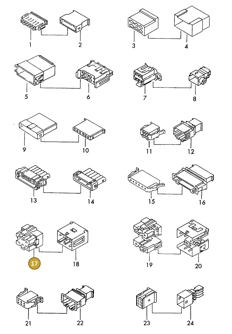 4F0937731A — Volkswagen 1J0 platform diagram 198971000, position 17