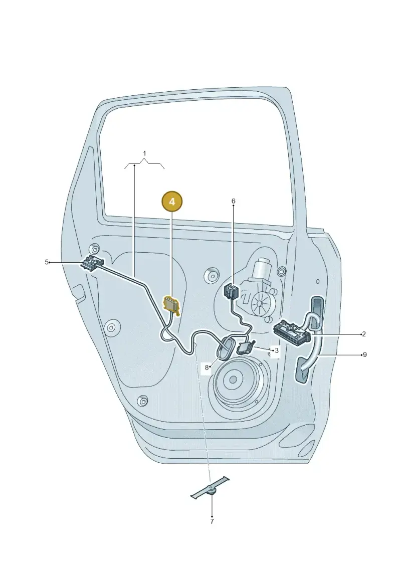 4F0937731A — Volkswagen Polo 1.6 (2015-2020) diagram 773972400, position 4