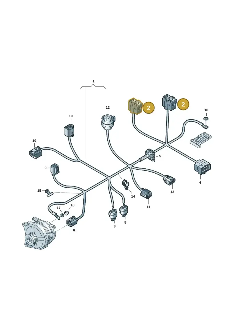 4F0937733A — Volkswagen Transport. multivan (2019-2024) diagram 7em971005, position 2