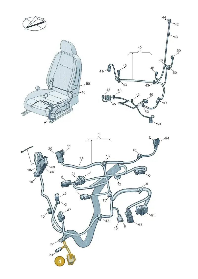 4F0937733 — Volkswagen Amarok twin cab (2022-) diagram 793972270, position 4