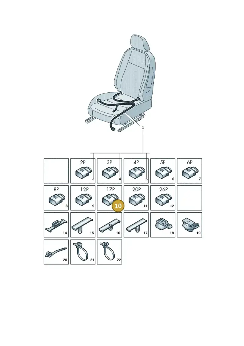 4F0972483B — Volkswagen Tiguan 2.0 (2023-) diagram 57x972250, position 10