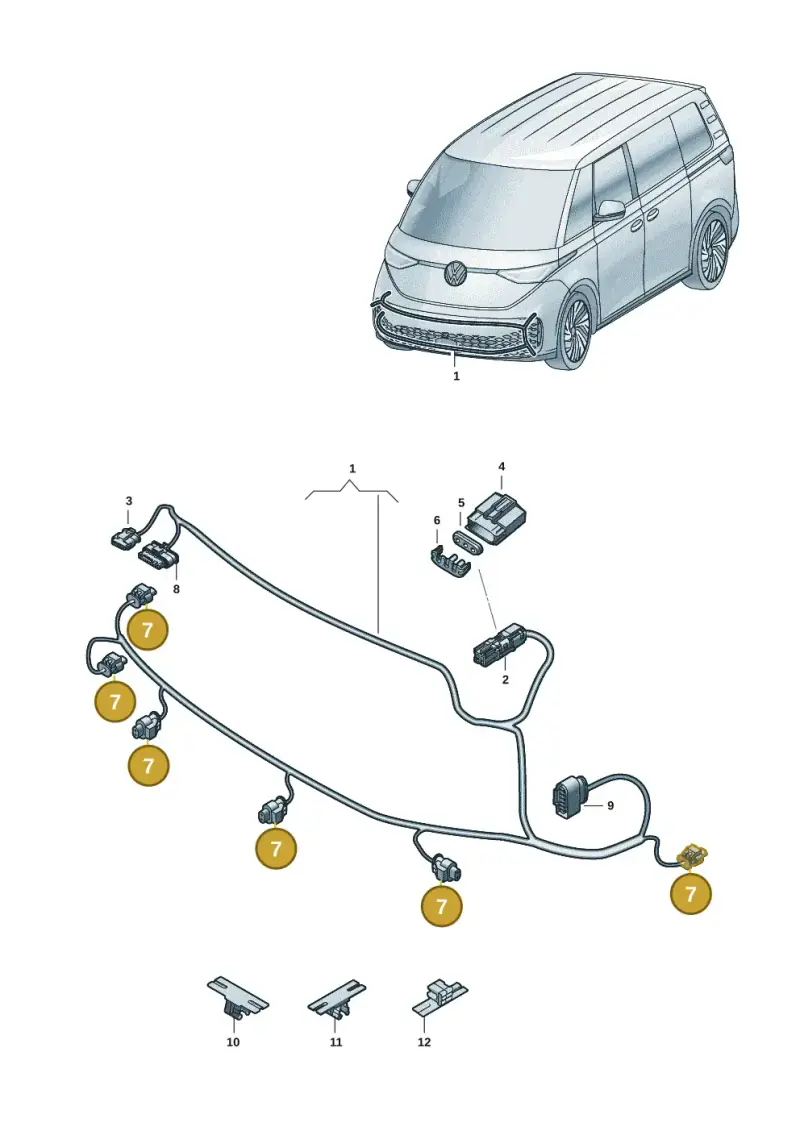 4F0973703 — Volkswagen ID.Buzz (2022-) diagram 15a971000, position 7