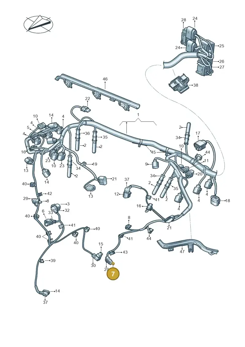 4F0973703A — Volkswagen Amarok twin cab (2022-) diagram 894971140, position 7