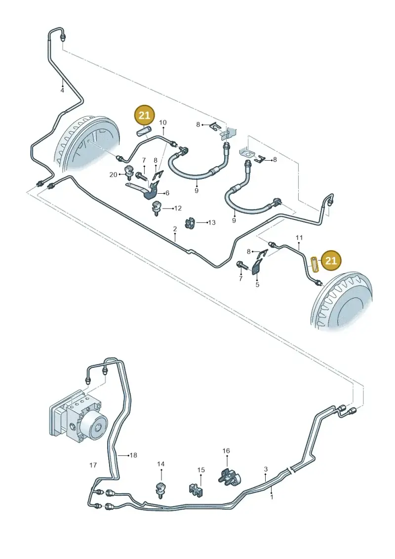 4G0611853 — Volkswagen ID.Buzz (2022-) diagram 15a611072, position 21